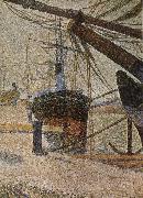 The Dock of Corner Georges Seurat